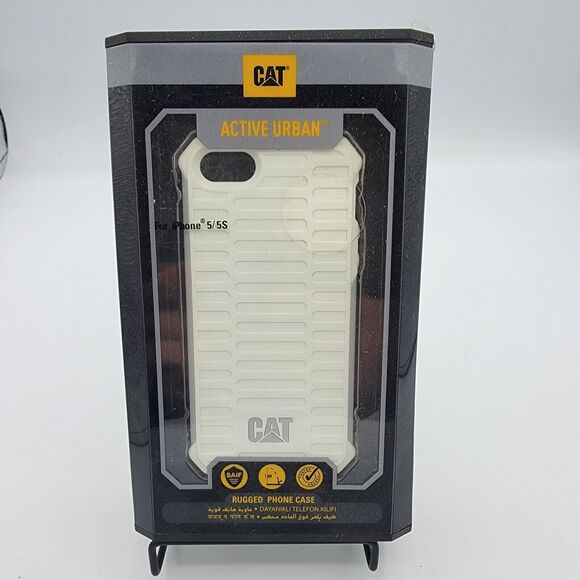 Cat Active Urban Case For Iphone 5, 5s, White, Rugged, NEW - Picture 1 of 7